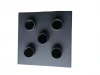 9 Holes Black Barbell holder, Barbell rack Laser customers logo