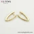 Import 97412 xuping indonesia artificial fine diamond jewelry, V hoop earring from China