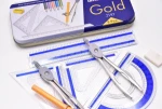 9PCS A5001 Tool Oxford Marshal Geometry Universe Kofa Mathematical Instruments Compass Divider Math Set