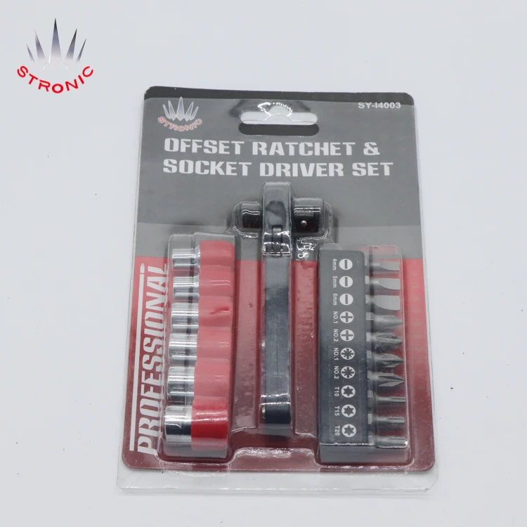 a set of 1/4"  Socket set tool sets hand tool