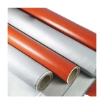 Abrasion resistant fabric aramid flame retardant fabric coated silicone for silicone wire hose