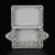 ABS 83*58*33mm Electric IP67 transparent cover clear lid box Waterproof Plastic junction box with ear(PS-WT080503G,PS-WT080503T)