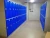 Import abs plastic furniture luggage storage cabinet school hotel dormitory staff single column two door lockers with combination lock from China