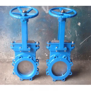Actuator Electric Motor Operated Motorized Control Carbon Steel Knife Gate Valve