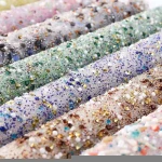 Adhesive rhinestone sheets Colorful Hotfix Rhinestone Sheet for shoes natural beads Fabric sheet for bag decoration