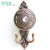 Import Adjustable Clip For Poles Tieback Wall Decorative Metal Shower Curtain Hook from China
