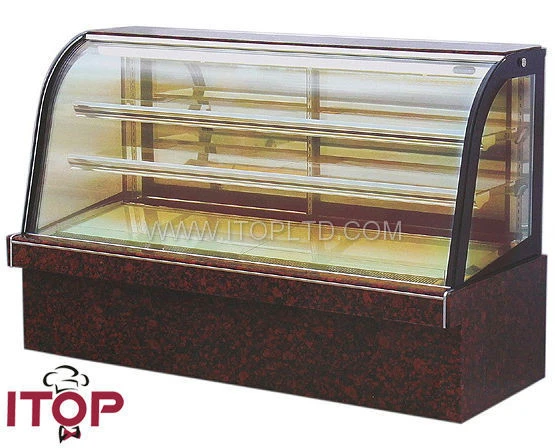 Air-cooling cold glass cake display cabinet