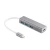 Import Aluminum alloy stepless high-speed type-c USB 3.0 turn RJ45 network card +HUB from China