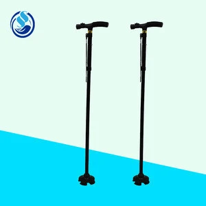 Aluminum AlloyT-handle man hiking poles cane Walking Sticks For Disabled Telescoping Cane Cane Walking Stick