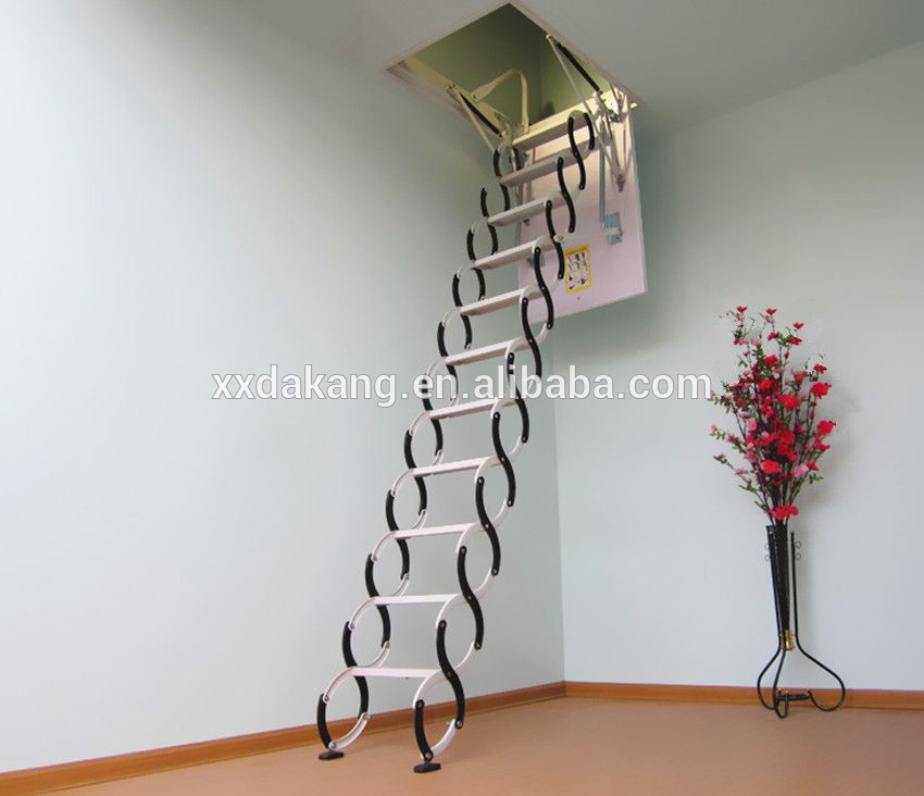 aluminum attic ladder/folding attic stair en14975 model