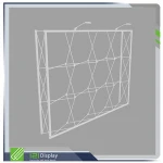 Aluminum straight trade show display pop up banner stand