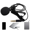 Amazon for live Interview karaoke 35mm recording portable youtube usb studio condenser clip lapel microphone lavalier for phone