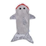 Amazon hot sale imagination ultra-soft velveteen warm flannel snuggie tails baby kids blanket sleeping bag