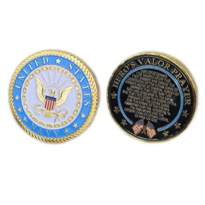 Amazon Hot Sale Thickened High Quality Marine Corps Great Oath Metal Souvenir Coin
