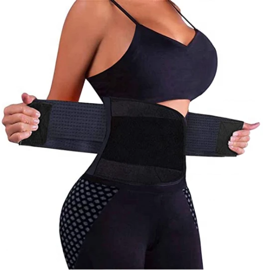 Amazon top seller 2021 new product women waist support belt waist trimmer belt sauna belt