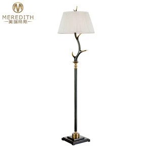 American all-copper floor lamp, LED floor lamp, living room floor lamp