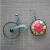 Import American creative individuality iron art bicycle retro wall decoration wall clock archaize creative wall clock from China