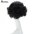 Import ANOGOL Black Snow White Fluffy High Temperature Fiber Short Curls Synthetic Cosplay Wig for Halloween Party from China