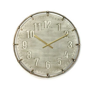 Antique Old Fashion Iron Fancy Wall Clock