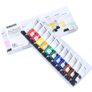 Art Rangers Water-Based Acrylic Paint Set Acrylic Colors Nail Paint 22 ml *12 Colours  Kit Acrylic