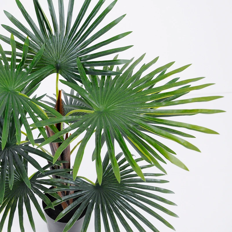 Artificial Trees indoor green tree 55*55*58CM Faux Kwai Palm in pp pot/lvs9