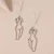 Import Artistic Body Sexy Earrings Women&#x27;s Nude Female Body Art Dangle Hollow Earrings from China