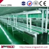 assembly line loading &amp; transporting PVC belt conveyor