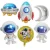 Import Astronaut Party Balloons Robot Aluminum Balloon Earth Space Star theme Birthday Party Decoration Kids Boys Toys Rocket Supplies from China