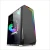 Import atx pc plastic desktop front panel lcd with power supply cooler master RGB glass pc casing computer case gaming from China