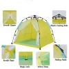 Automatic Instant Baby Tent with Pool, UPF 50+ Beach Sun Shelter