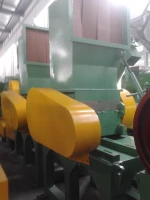 Automatic single phase plastic PET bottle crusher/plastic crushing machine