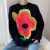 Import Autumn and winter new round neck long sleeves hit color big flowers loose knit pullover sweater women from China