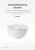 Import AXENT  W378-1091 wall hung type WC bathroom toilet bucket bowl from China