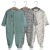 Import Baby clothes long sleeve three piece set wholesale cotton printing Baby Romper from China