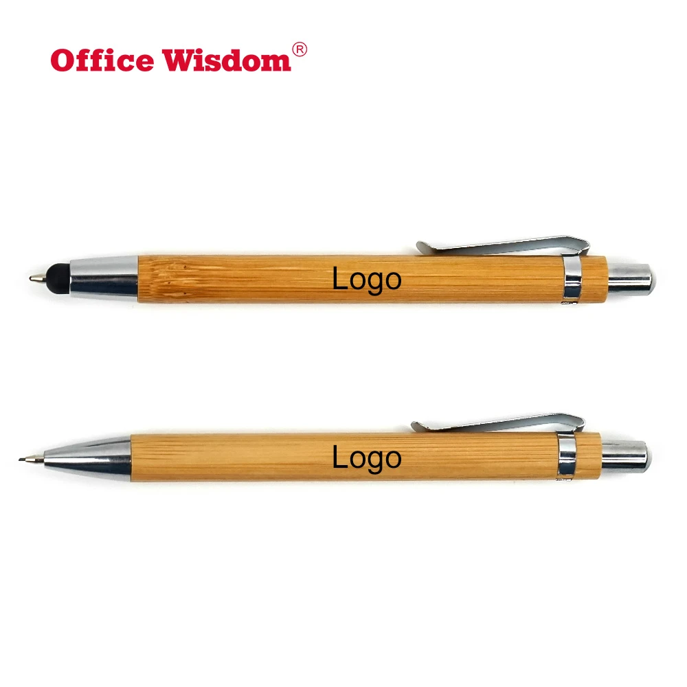 Bamboo pen set Bamboo ballpen Stylus pen mechanical pencil ECO promotion gift pens