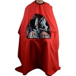 Barbers Hair Cutting Cape Gown Hair Salon Cape with with Viewing Window