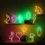 Import Battery operated desktop unicorn shape LED neon light table lighting lamp for festival decoration from China