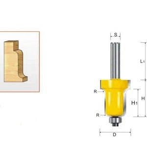 Bearing GuidedCabinet Maker Molding Wood Router Bits- 1/2&quot; Shank