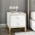 Import Bedroom furniture bedroom sets white wooden bedside cabinet modern nightstand bedside table with drawers from China