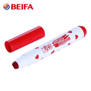 Beifa BRSY0020 Students Kids Use DIY Washable Roller Stamp Marker Pens With Various Patterns