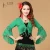 Import Belly Dance Dancewear Dancewear Long sleeve Top with Coins Plus size from China