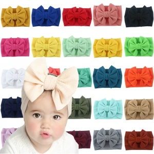 Best Selling Simplicity Wide Bow Baby Hair Band Headband Bows Headbands Wholesale