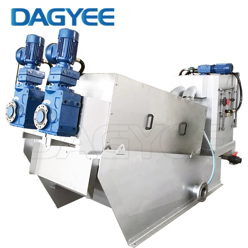 Best selling sludge dehydrator dewatering treatment machine for municipal wastewater treatment