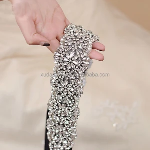 Best Selling Wedding Belt Crystal Beads Flower Dress Sash, Rhinestone Bridal Belt for Wedding