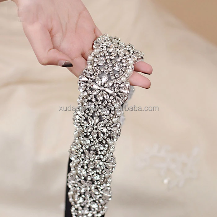 Best Selling Wedding Belt Crystal Beads Flower Dress Sash, Rhinestone Bridal Belt for Wedding