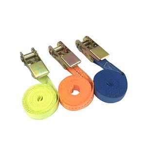 Best small retractable heavy duty ratchet tie down lashing cargo load straps for car / Trailer and truck tie downs