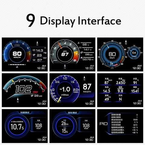 Buy Bestjoy Smart Digital Auto Hud Heads Up Display Gps Speedometer Car ...