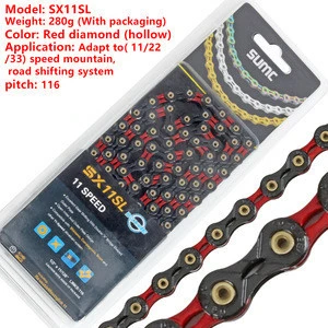 bicycle chains 11 speed red chain
