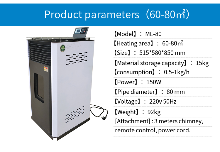 Buy Biomass Pellet Heating Fireplace With Wifi Control Function ...