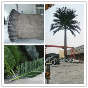 Bionic palm tree telecommunication tower / Camouflaged palm tree tower